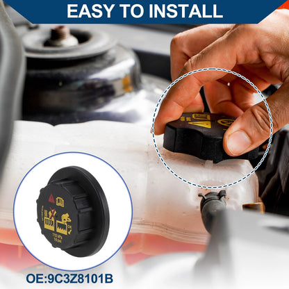 Coolant Cap for Ford F-150 F-250 F-350 Explorer Edge Expedition Mustang (2000-2023)