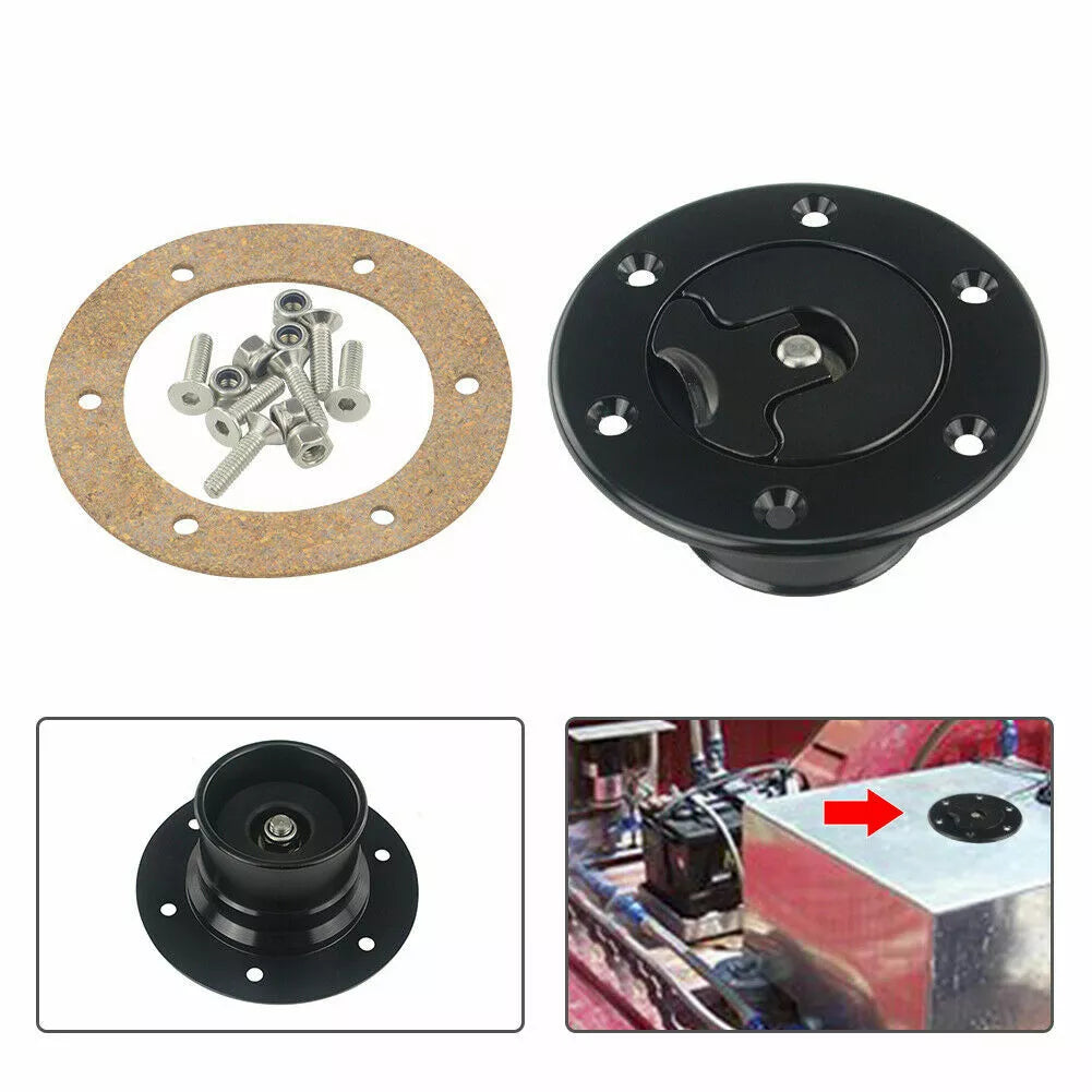 Billet Fuel Filler Neck for Universal Pop-Up Fuel Cell Gas Cap