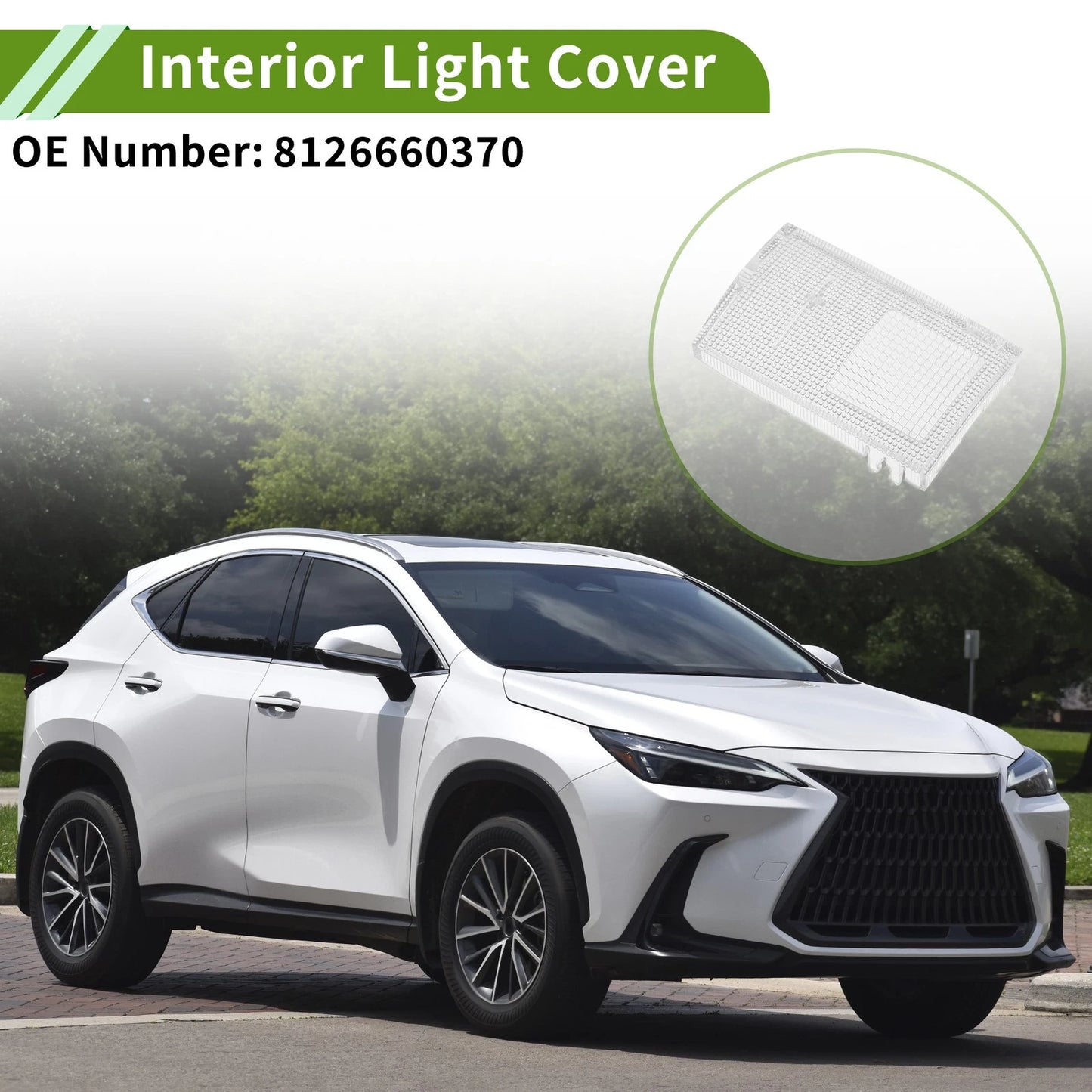Car Front Right Interior Light Cover for Lexus GX460 (2010-2023)