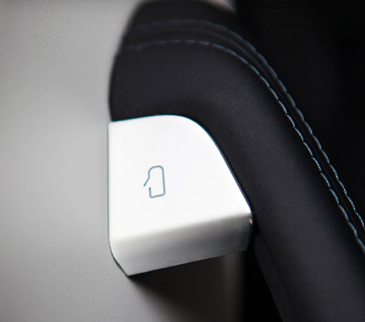 11x Silver Window Lift Panel Switch Button Cover for Tesla Model Y