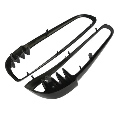 Black Radiator Trim Bezels for Harley V-Rod VRSCA VRSCB (2001-2010)