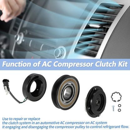 AC Compressor Clutch Kit for Ford Focus 2.0L L4 (2014-2018)