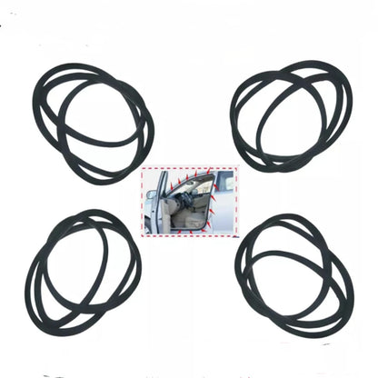 4 x Rubber Seal Weatherstrip on Body Frame for Honda Civic Sedan (2006–2011)