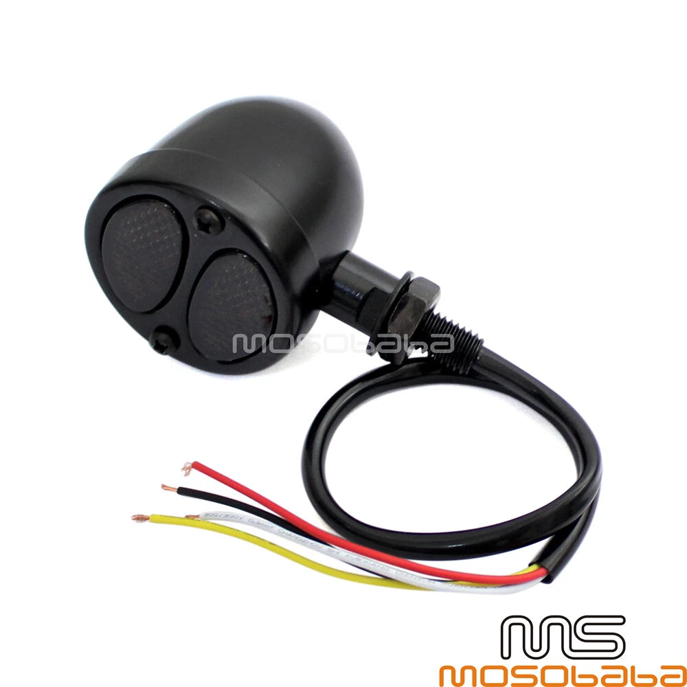 Black LED Turn Signal Light for Harley Dyna Softail Sportster (2004-2023)