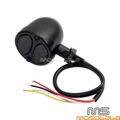Black LED Turn Signal Light for Harley Dyna Softail Sportster (2004-2023)