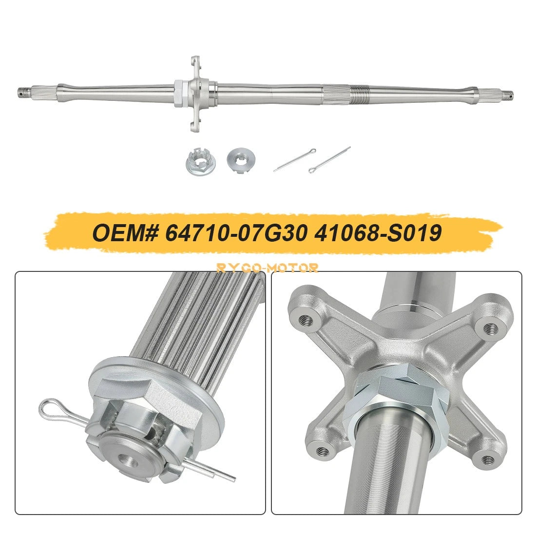Rear Axle Shaft for Suzuki Quadsport Z400 (2003–2008)