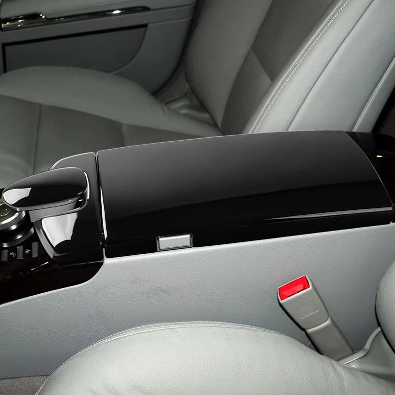 Center Console Armrest Box Cover Trim for Benz S-Class W221 (2008-2013)