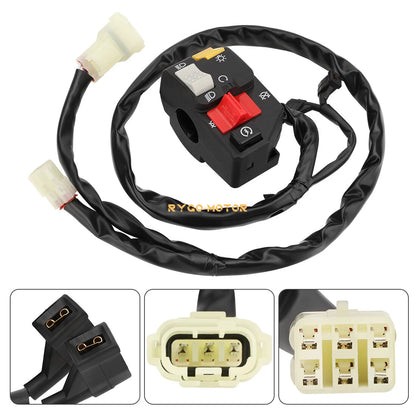 Handlebar & Starter Relay Switch for Honda TRX400EX 400EX Sportrax (1999–2004)
