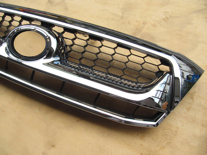 Chrome Mould & Black Mesh Grill for Toyota Hilux SR5 (2008-2011)