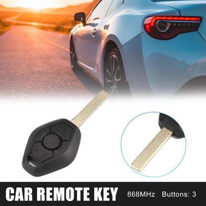 3 x Button 868MHz Fob Entry Remote Key for BMW 5 Series E60 E61 (2003-2007)