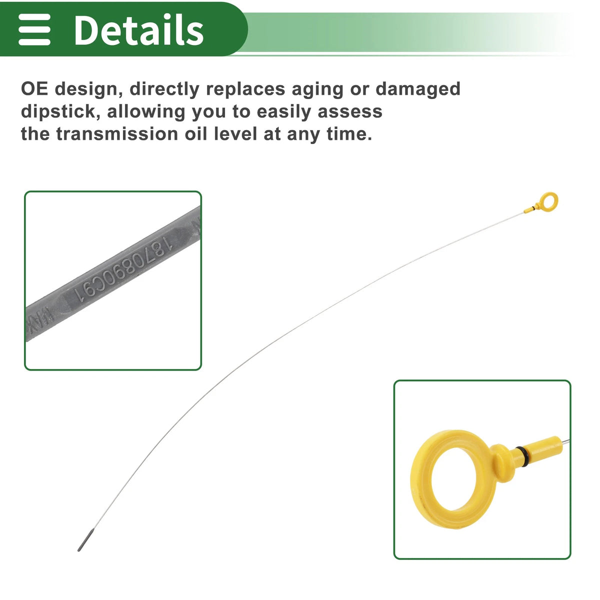 Engine Oil Dipstick for Ford F-250 Super Duty 2006-2007 6.0L V8 Diesel