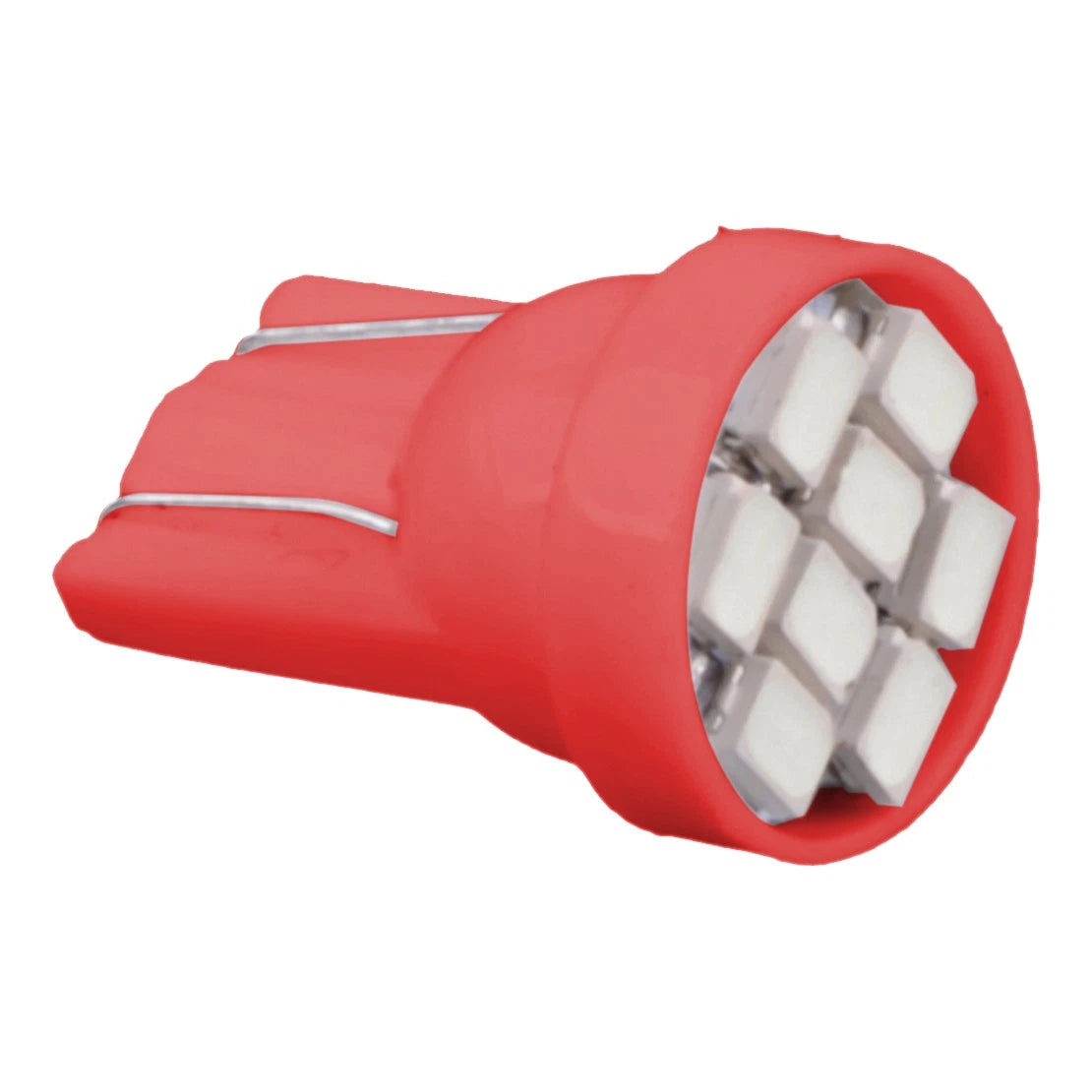 7 x T10 Red LED Dash Light Bulbs for Ford Mustang (1987-1993)