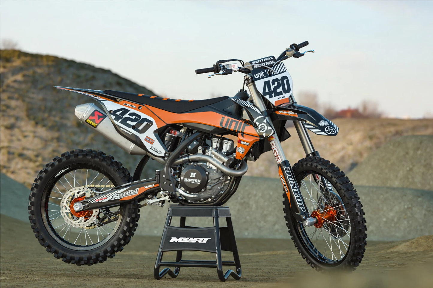HUSH Style Full Sticker Kit for KTM SXF 2019-2022