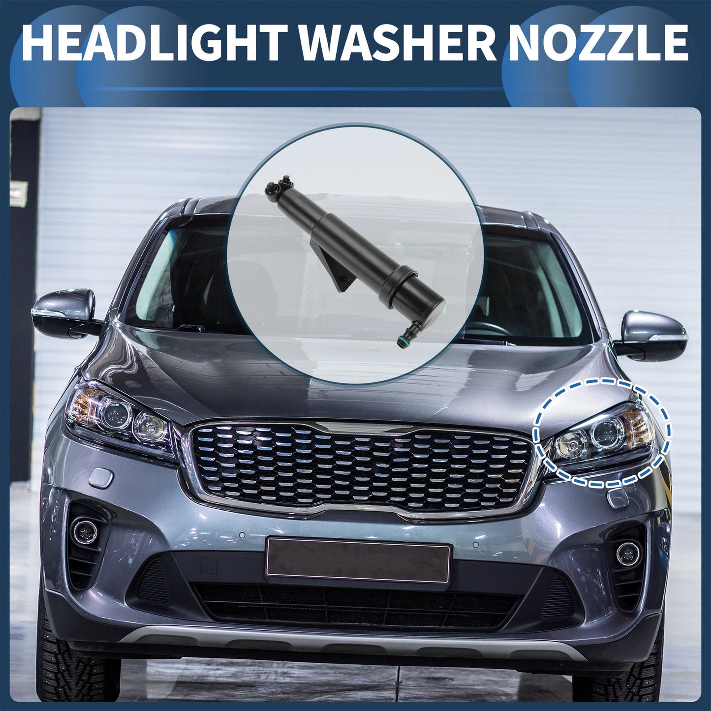 Front Driver Side Headlight Washer Nozzle for Mercedes-Benz R350 (2006-2012)