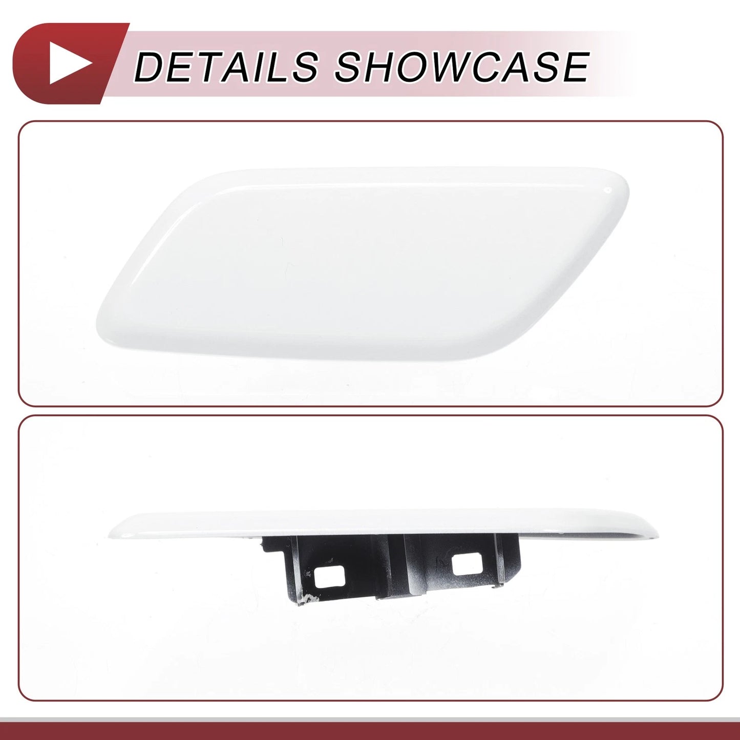 Front Left Washer Nozzle Cover for Lexus LX570 (2013-2015) - White 1 x Cap
