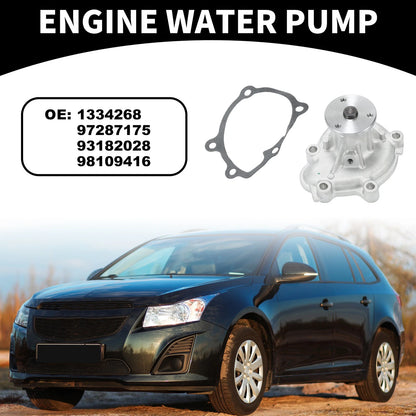 Water Pump for Chevrolet Cruze (2012 - 2020) with Gasket