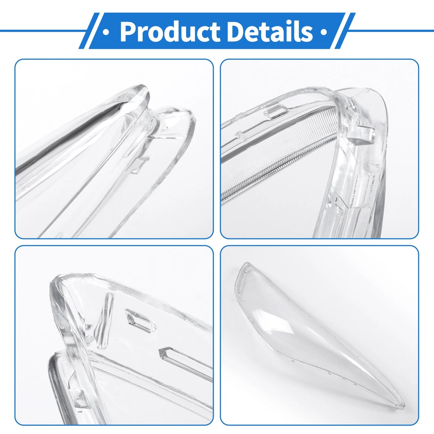 Car Front Left Headlight Lens Cover for Hyundai Elantra (2011-2016)