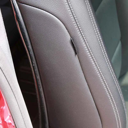 Real Carbon Fiber Add-on Seat Back Cover Trim Pair for Benz CLA250 C117 2014-19