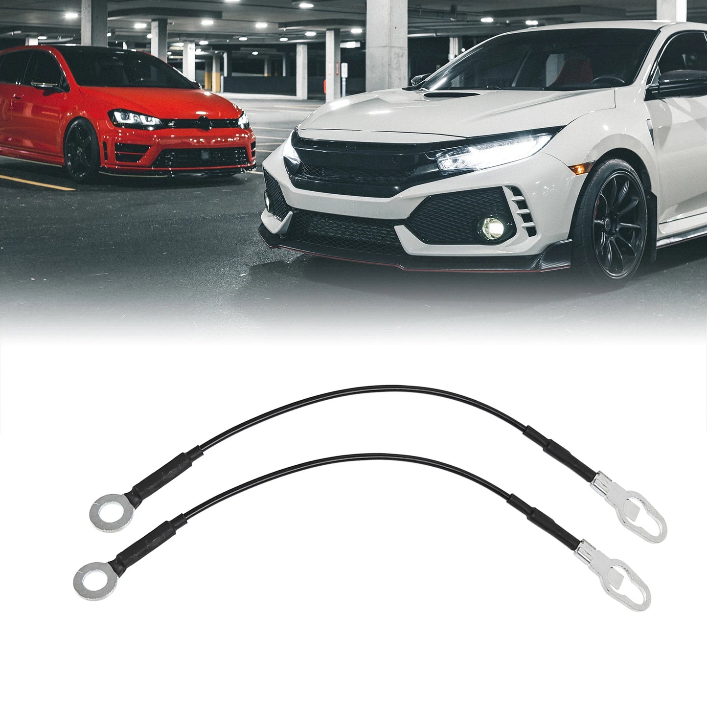 Truck Tailgate Lift Support Cables for Ford Ranger (1993-2004, 2006-2008) 2 x