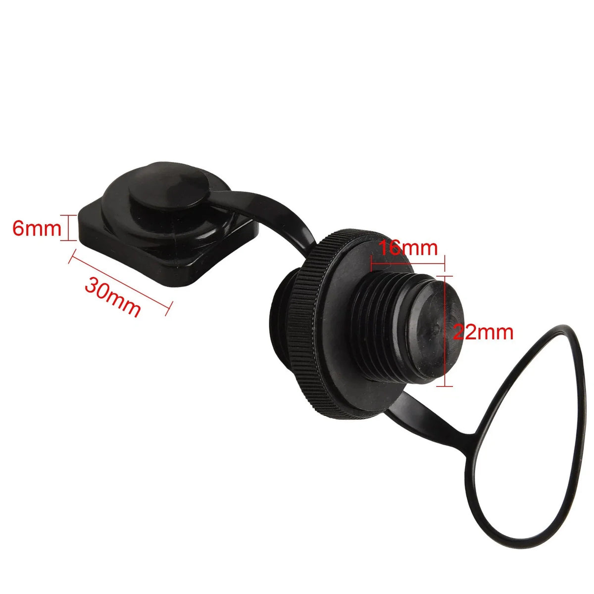 Inflatable Boat Air Valve for Easy Air Tightness Check, Leak-Proof Design