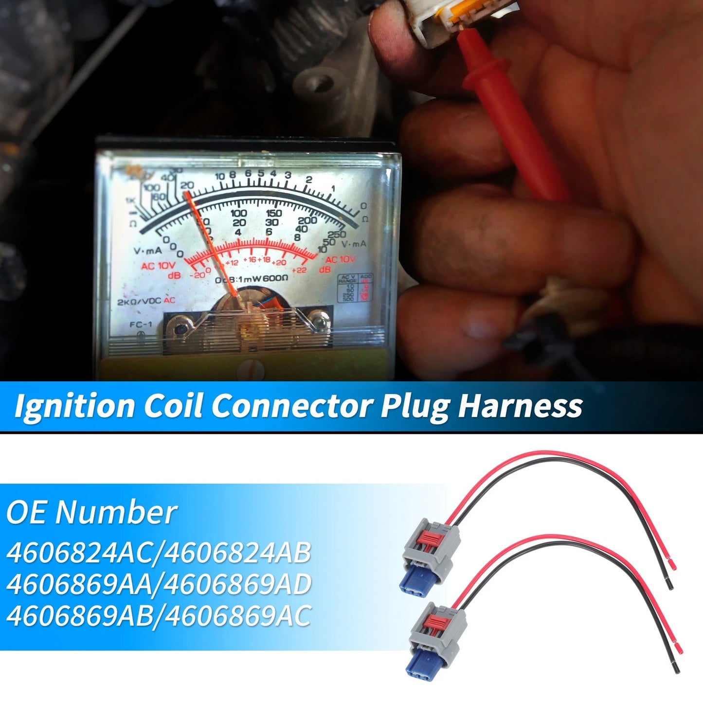 Ignition Coil Connector Plug Harness for Chrysler 200 (2007-2014)