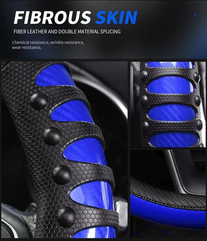 Breathable 3D Anti Slip Steering Wheel Cover for Trucks Buses