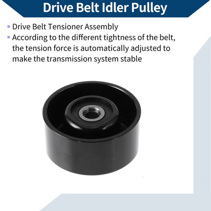 Drive Belt Idler Pulley for Toyota Highlander (2008-2019) 1 Pc