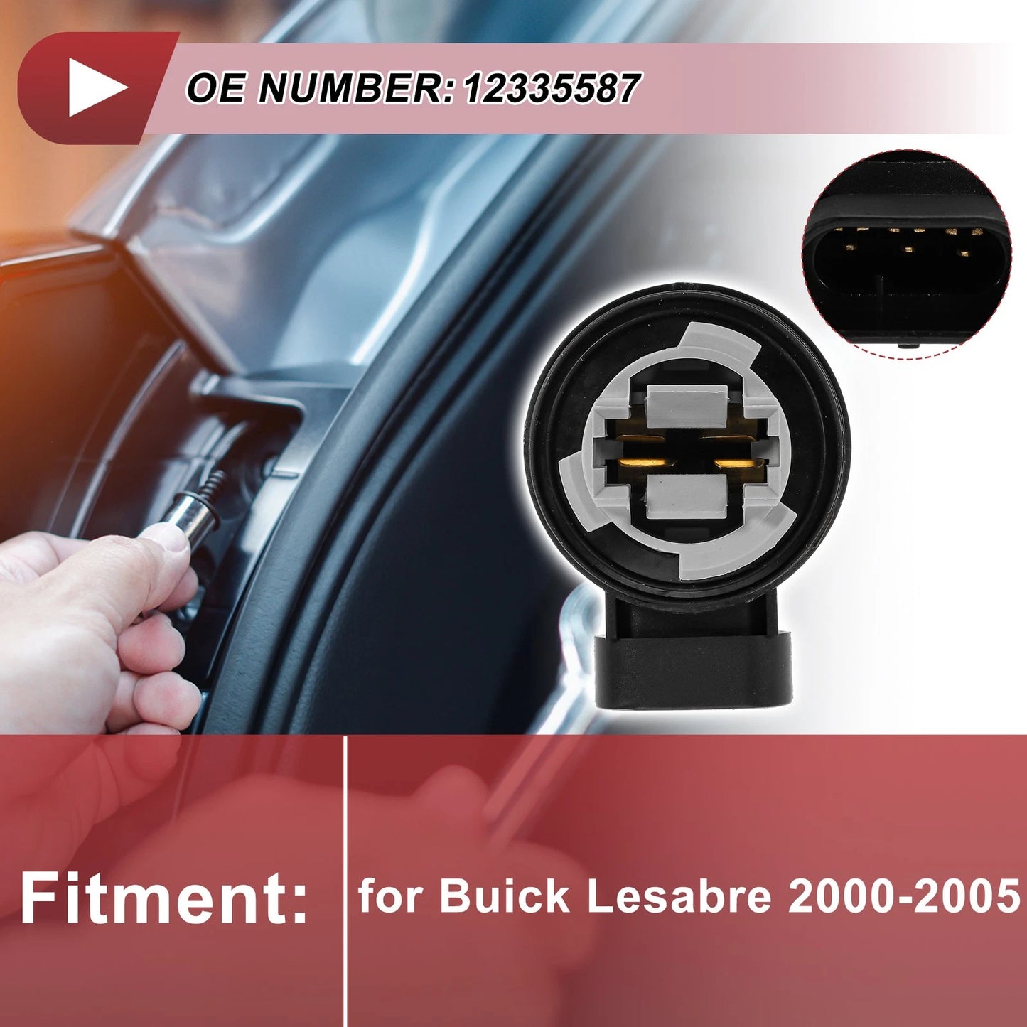 1 Pc / Parking Turn Signal Light Socket for Buick LeSabre (2000–2005)