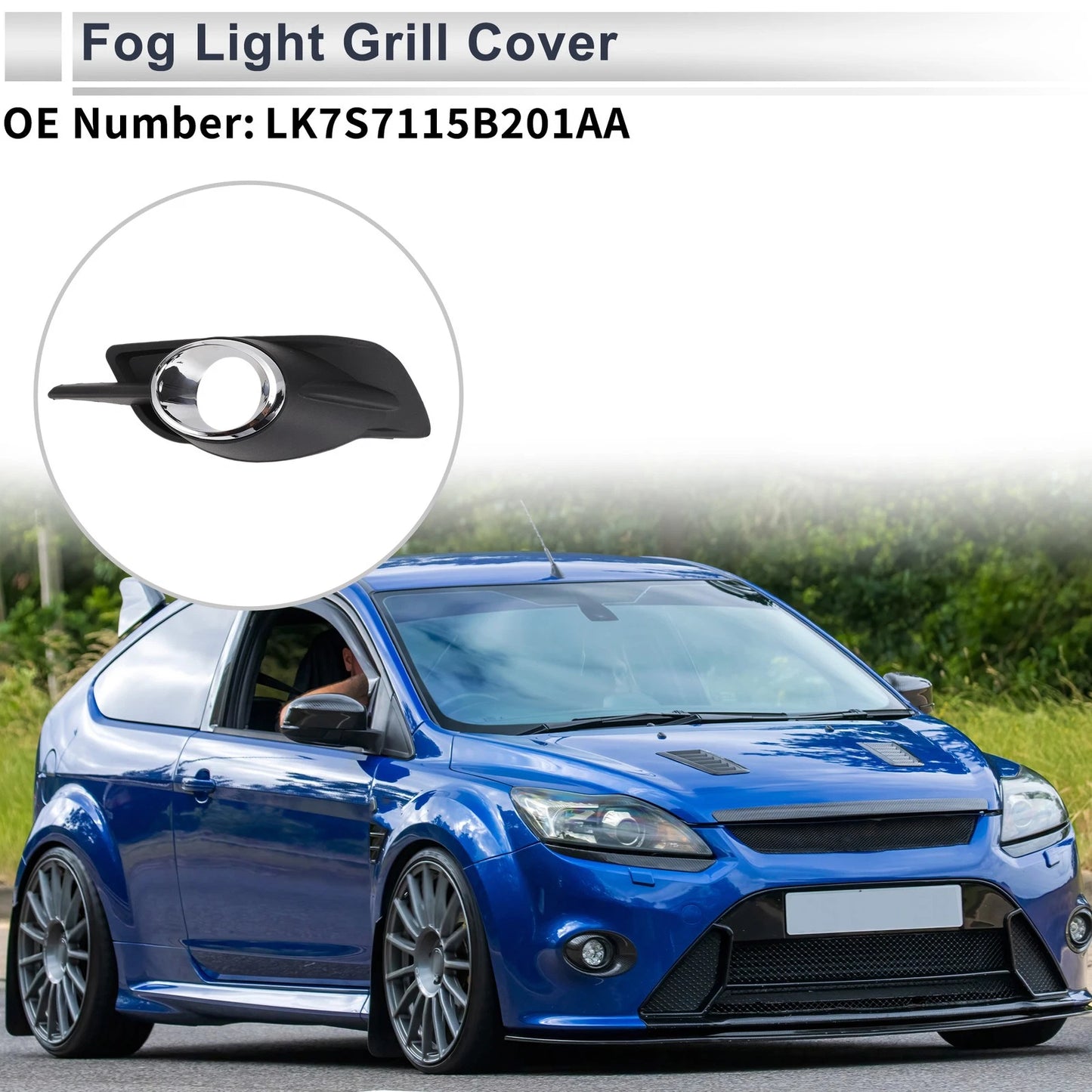 Front Left Fog Light Grill for Ford Mondeo (2001-2007)