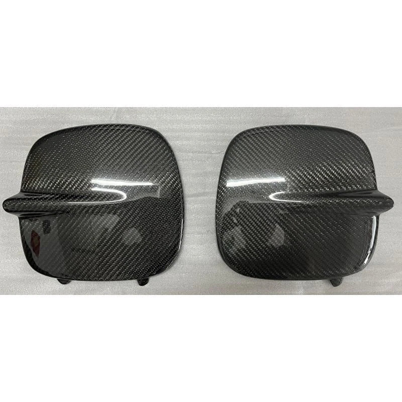 Carbon Fiber Front Fog Light Cover Trim for 1997-2001 Subaru Impreza STI GC8