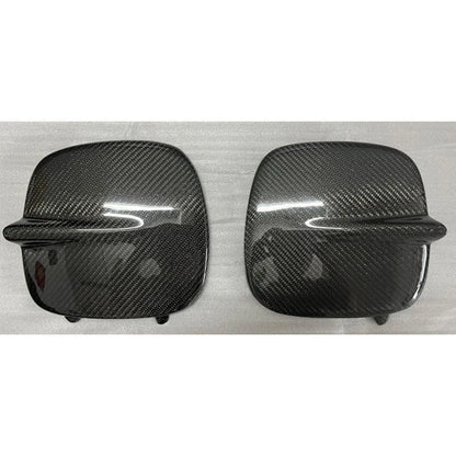 Carbon Fiber Front Fog Light Cover Trim for 1997-2001 Subaru Impreza STI GC8