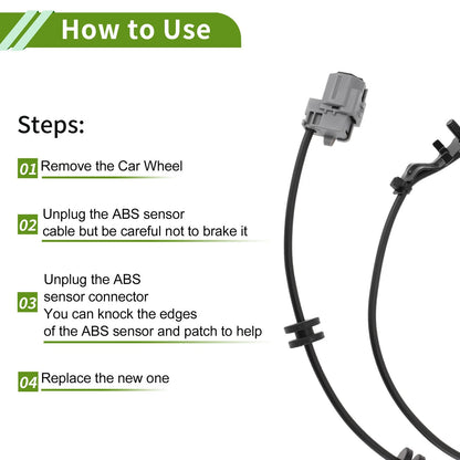 ABS Wheel Speed Sensor for Toyota Scion xB L4 Front Left (2004-2015)