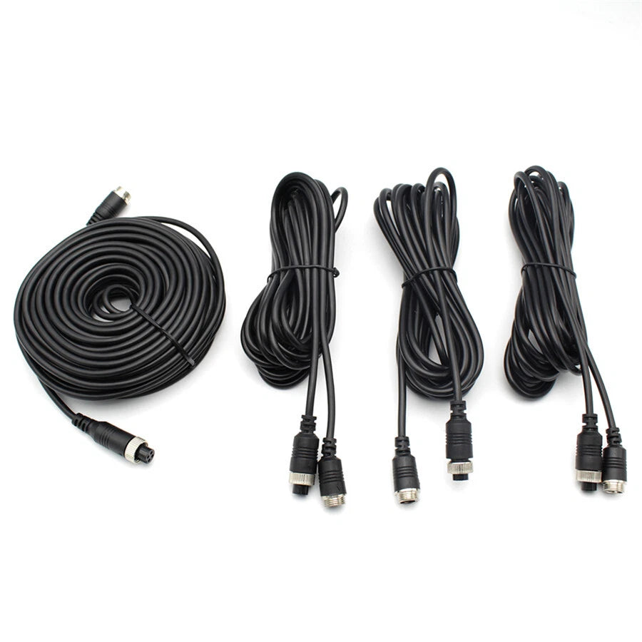 4CH Car DVR Video Recorder + 7" Monitor + 4 Night Vision Cameras for Truck Van Bus