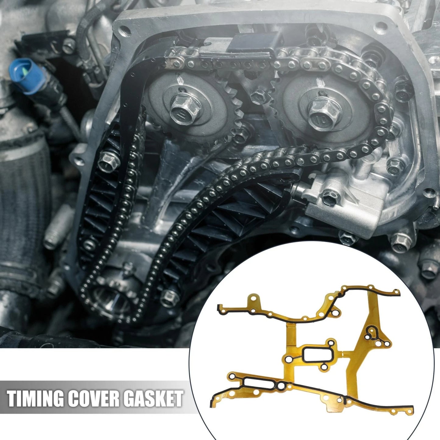 1 Pcs Timing Cover Seal Gaskets for Buick Encore, Chevrolet Cruze