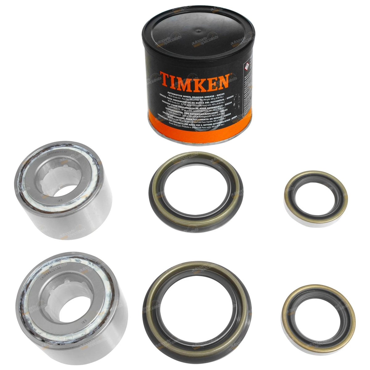 Rear Wheel Bearing Kits + Grease for Patrol GQ (1988 - 1999)
