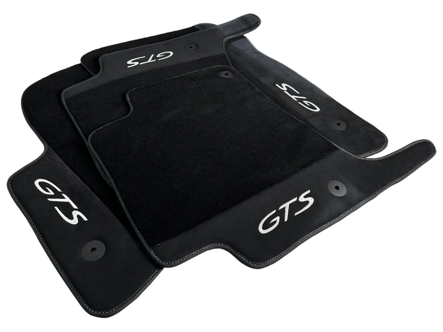 Alcantara Leather Floor Mats for Porsche Cayenne 2003-2010 (GTS)