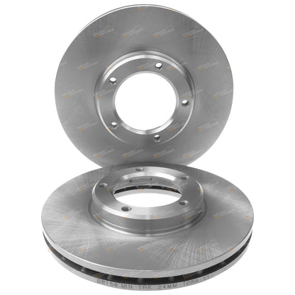 2 x Disc Rotors for Hilux 2wd (1983–1989)