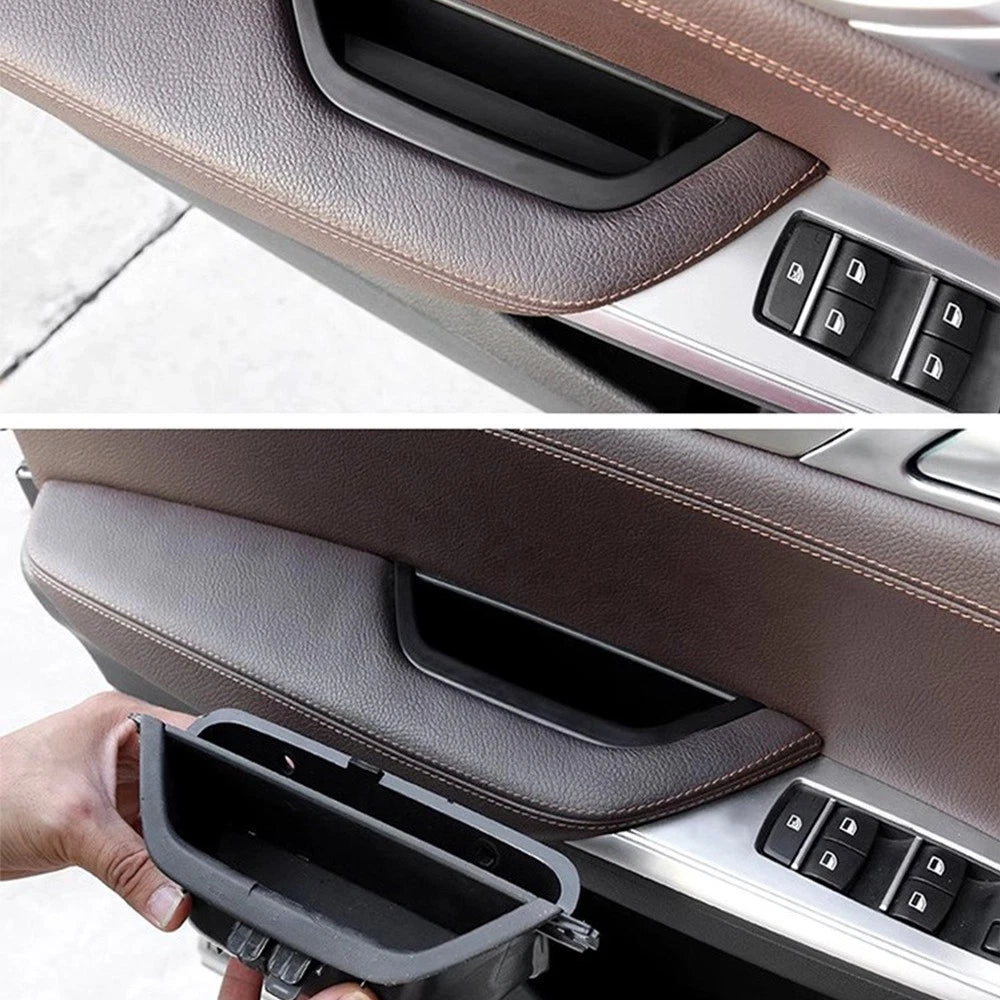 Black Front Driver Side Interior Door Handle Trim for BMW X3 X4 (2011-2017)