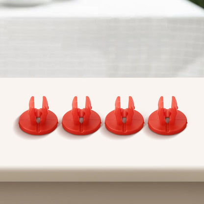 30 x Red Underbody Shield Nuts for Ford