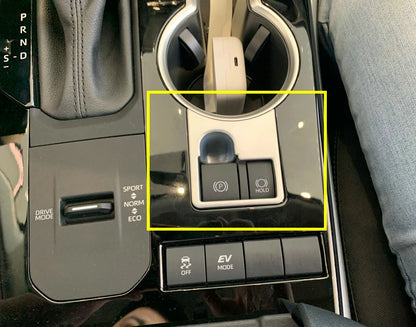 Silver Gear Shift Panel Button Cover Trim for 2020-2022 Toyota Highlander (2020-2022)