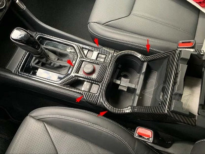 Inner Water Cup Holder Gear Panel Set Cover Trim for Subaru Forester (2019-2023)