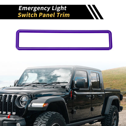 Emergency Light Switch Panel Trim for Jeep Wrangler JK (2011-2017) Purple