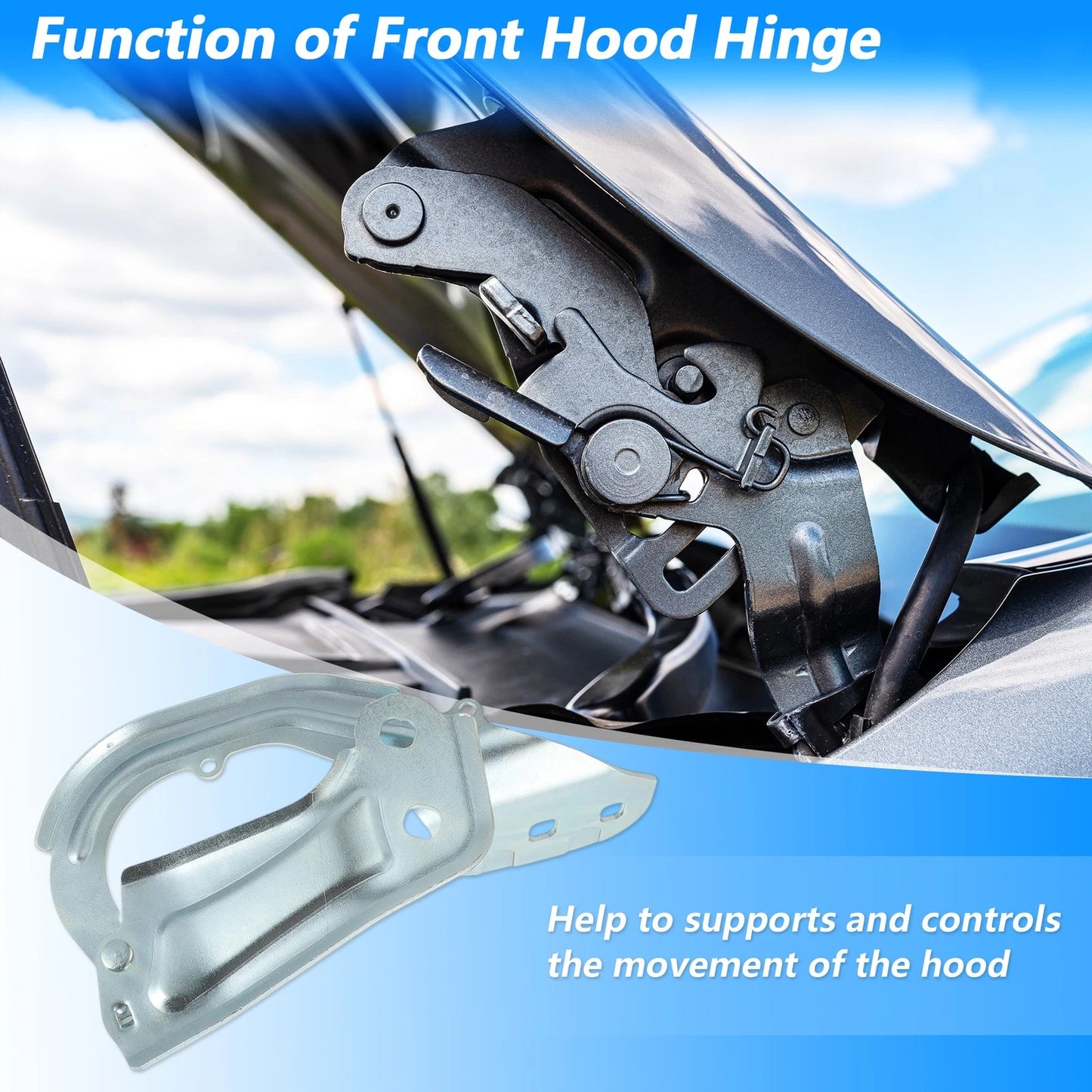 Hood Hinge for Ford Escape, Focus, Lincoln MKC (2013-2020)