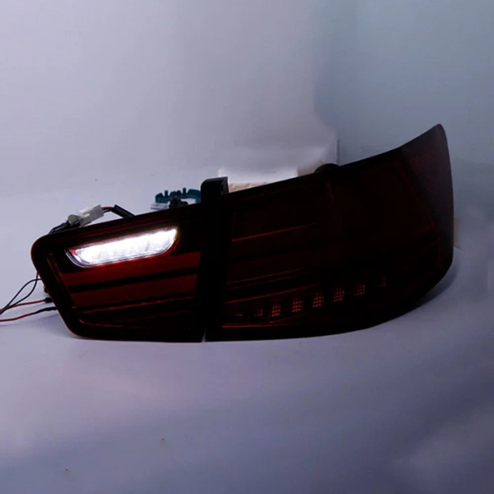 LED Dynamic Turn Signal Taillight Assembly Clear Lens for Kia Forte (2009-2013)