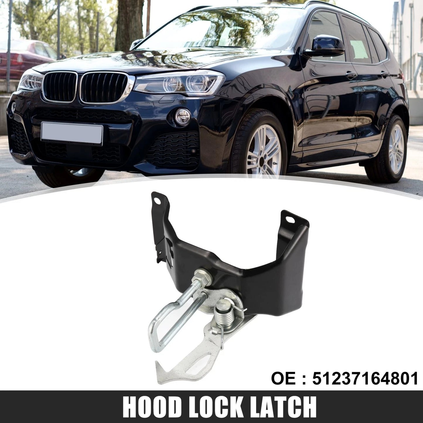 Engine Hood Catch Lock Latch for BMW X5, X6 (2007-2014)