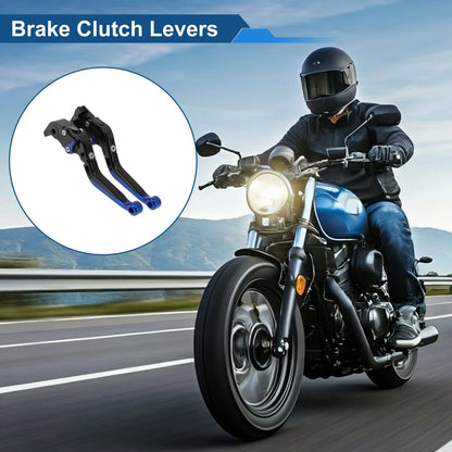 2 x Short/Long Brake Clutch Levers for YAMAHA YZF-R1 (2004–2008)