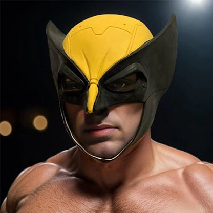 Wolverine Latex Mask Halloween Costume Prop for Adults & Kids