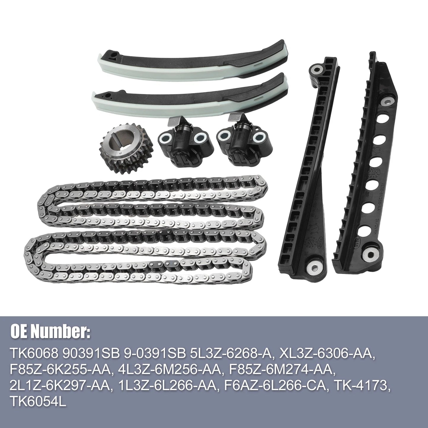 Engine Timing Chain Kit for Ford F-150 F-250 F-350 Super Duty V8 (2004-2010)
