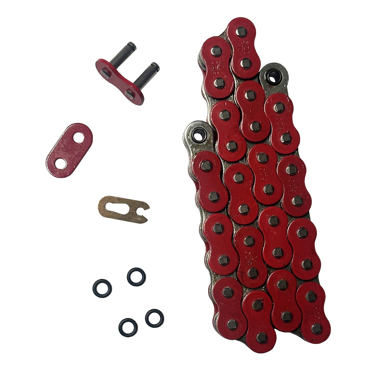 Red 520x36 O-Ring Drive Chain for Suzuki Quadsport 80 & Kawasaki KFX80