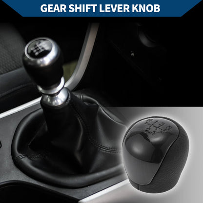 5 Speed Manual Gear Shifter Knob for Hyundai Elantra (2009-2012) Black Plastic